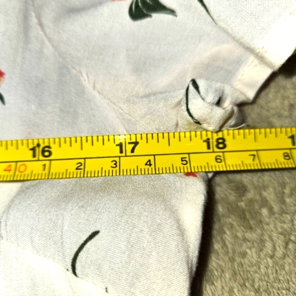 Free People 90s Rosebud Floral Mini Dress Babydoll Blush Size 4 - Picture 8 of 13